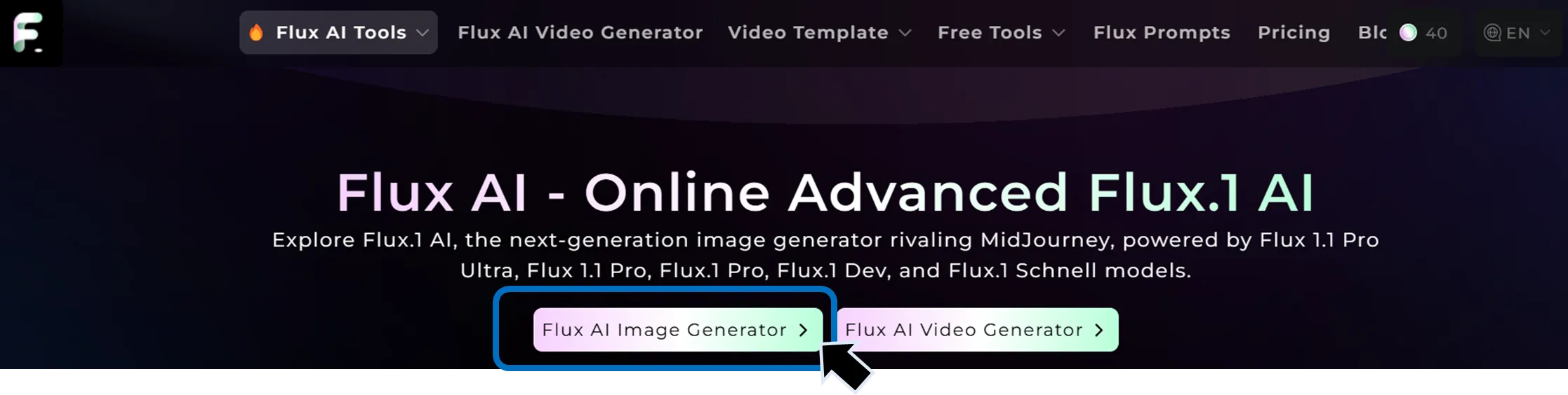 Model selection, aspect ratio, and step configuration panel