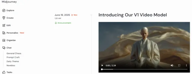 Midjourney Finally Supports Video Generation: Images Transform into 5-Second Videos