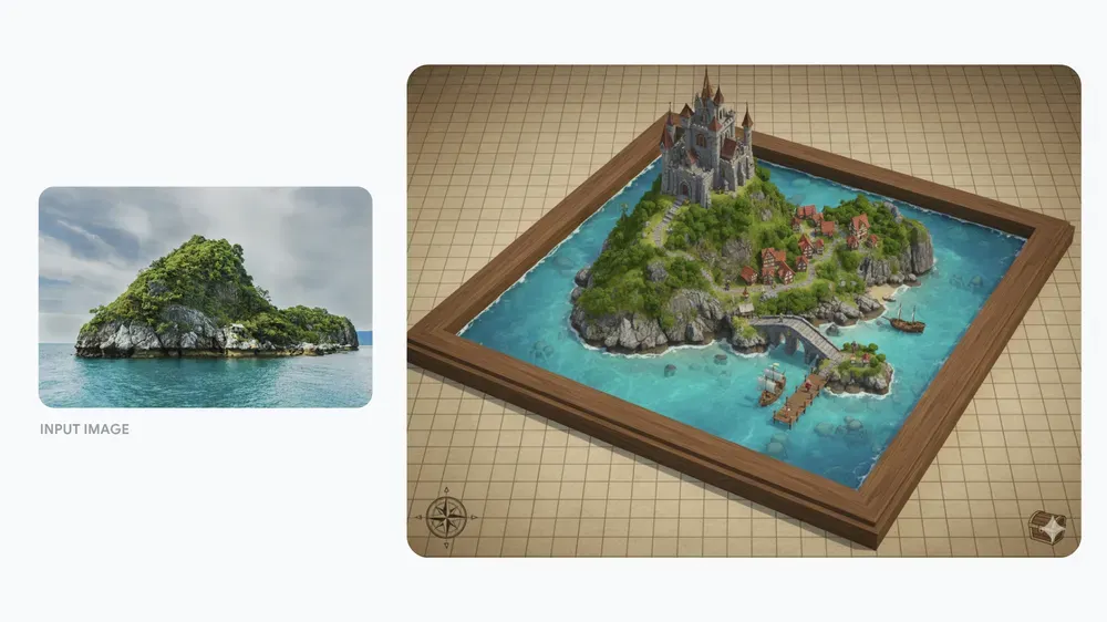 Landscape as fantasy map demo